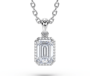 Lab Grown Diamond Pendant Necklace 