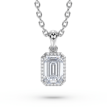 Lab Grown Diamond Pendant Necklace 