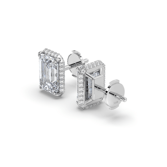 Lab Grown Diamond Stud Earrings 