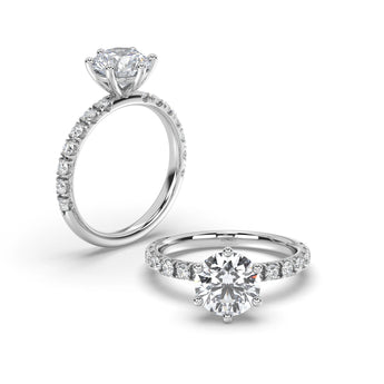 Lab Grown Diamond Engagement Ring 