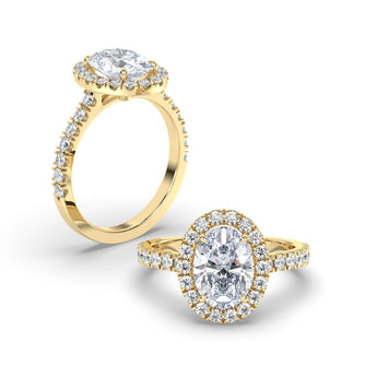 Lab Grown Diamond Engagement Ring 
