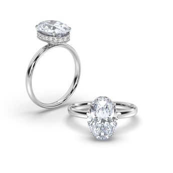 Lab Grown Diamond Engagement Ring 