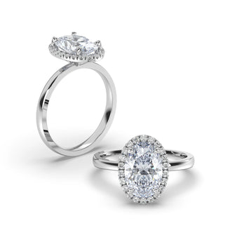 Lab Grown Diamond Engagement Ring 