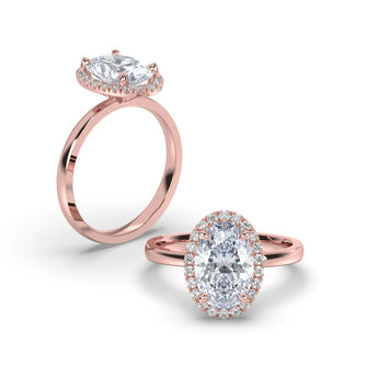 Lab Grown Diamond Engagement Ring 