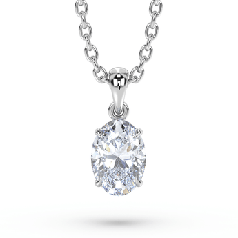 Lab Grown Diamond Pendant Necklace 