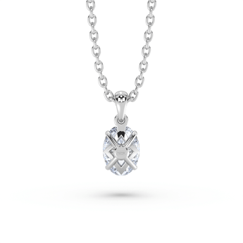 Lab Grown Diamond Pendant Necklace 