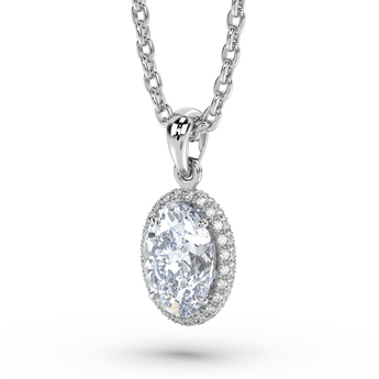 Lab Grown Diamond Pendant Necklace 