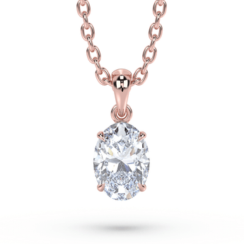Lab Grown Diamond Pendant Necklace 