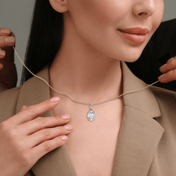 Lab Grown Diamond Pendant Necklace 