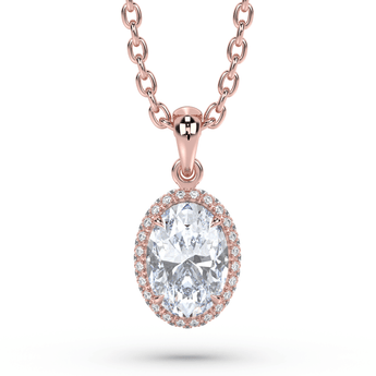 Lab Grown Diamond Pendant Necklace 