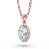 Lab Grown Diamond Pendant Necklace 