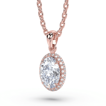 Lab Grown Diamond Pendant Necklace 