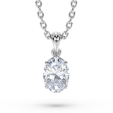 Lab Grown Diamond Pendant Necklace 