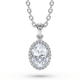 Lab Grown Diamond Pendant Necklace 