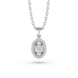 Lab Grown Diamond Pendant Necklace 
