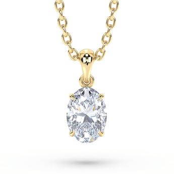Lab Grown Diamond Pendant Necklace 