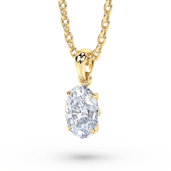 Lab Grown Diamond Pendant Necklace 