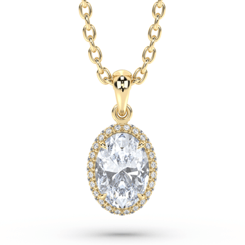 Lab Grown Diamond Pendant Necklace 