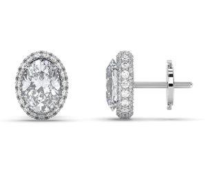 Lab Grown Diamond Stud Earrings 