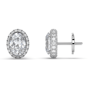 Lab Grown Diamond Stud Earrings 