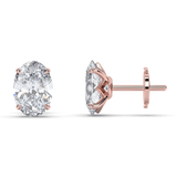 Lab Grown Diamond Stud Earrings 