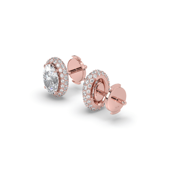 Lab Grown Diamond Stud Earrings 