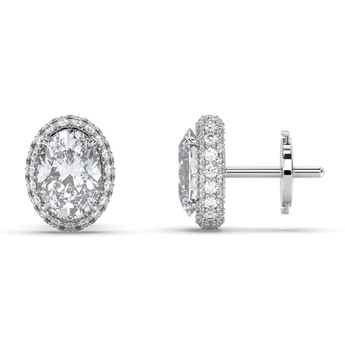 Lab Grown Diamond Stud Earrings 