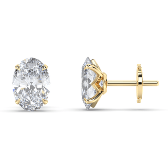 Lab Grown Diamond Stud Earrings 