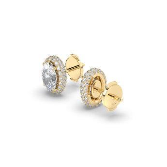 Lab Grown Diamond Stud Earrings 