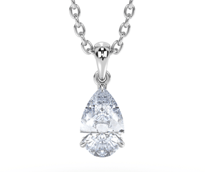 Lab Grown Diamond Pendant Necklace 