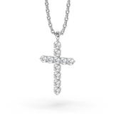 Lab Grown Diamond Cross Necklace 