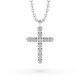 Lab Grown Diamond Cross Necklace 