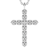 Lab Grown Diamond Cross Necklace 
