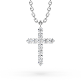 Lab Grown Diamond Cross Necklace 
