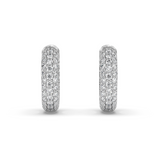 Lab Grown Diamond Hoop Earrings 