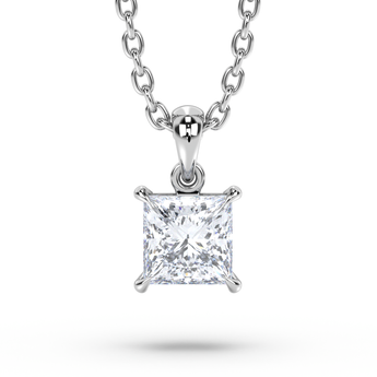 Lab Grown Diamond Pendant Necklace 