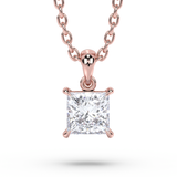 Lab Grown Diamond Pendant Necklace 