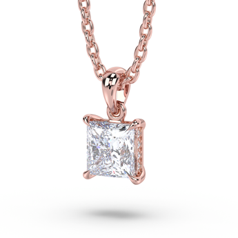 Lab Grown Diamond Pendant Necklace 