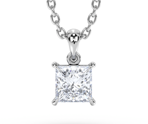 Lab Grown Diamond Pendant Necklace 