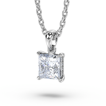 Lab Grown Diamond Pendant Necklace 
