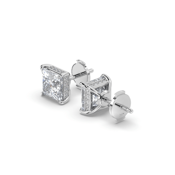 Lab Grown Diamond Stud Earrings 