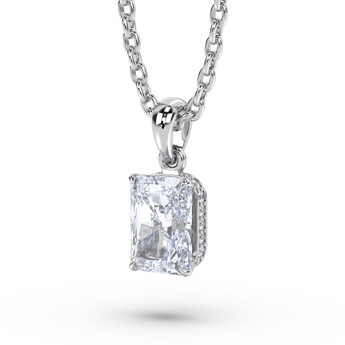 Lab Grown Diamond Pendant Necklace 