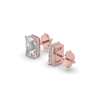 Lab Grown Diamond Stud Earrings 