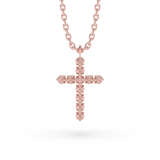 Lab Grown Diamond Cross Necklace 