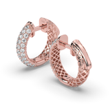 Lab Grown Diamond Hoop Earrings 