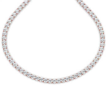 Lab Grown Diamond Tennis Necklace 