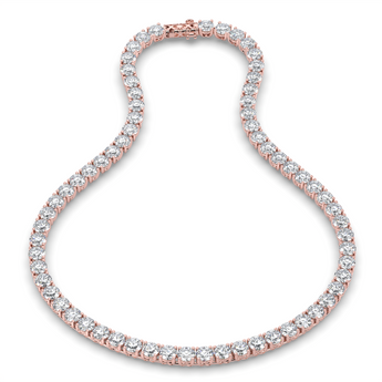 Lab Grown Diamond Tennis Necklace 