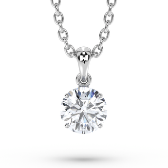 Lab Grown Diamond Pendant Necklace 