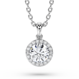 Lab Grown Diamond Pendant Necklace 
