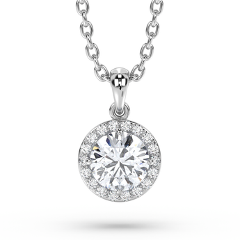 Lab Grown Diamond Pendant Necklace 